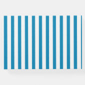 Preppy Tropical Waves | Beach House Guest Book Gästebuch (Rückseite)