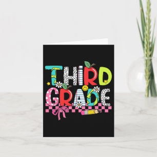 Preppy versorgt den dritten Grade glücklich letzte Karte