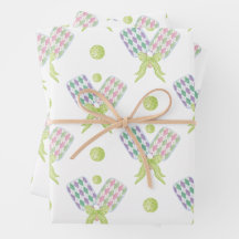 Preppy Wassercolor Raute Pickleball Paddle