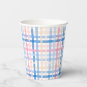 Preppy Watercolor Beach Party Paper Cup Pappbecher (Rückseite)