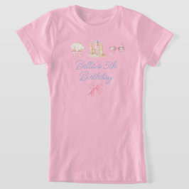 Preppy Watercolor Beach Party T-Shirt