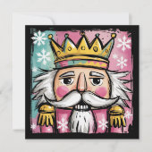 Preppy Watercolor Nutcracker Weihnachten Mädchen (Vorderseite)