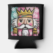 Preppy Watercolor Nutcracker Weihnachten Mädchen Dosenkühler (Vorderseite)