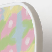 Preppy Watercolor Pickleball Schläger (Linke Seite)