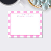 Preppy Watercolor Pink Stripes Baby Girl Vielen Da Mitteilungskarte