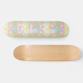 Preppy Watercolor Skateboard (Horizontal)