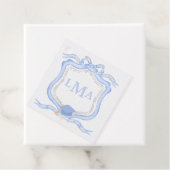 Preppy Wedgewood Monogram Abschluss Geschenkanhänger (Beispiel)