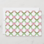 Preppy-Weihnachten-Leoparden-Wappen-Monogramm Einladung (Rückseite)