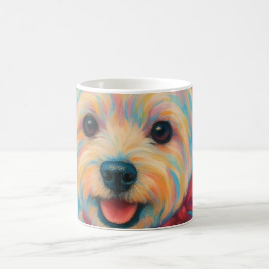 Preppy Westie Kaffeetasse (Mittel)