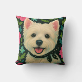 Preppy Westie Kissen