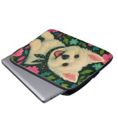 Preppy Westie Laptop Sleeve (Vorne Knopf)
