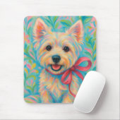 Preppy Westie Mousepad (Mit Mouse)