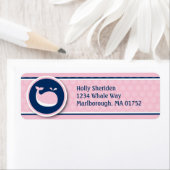 Preppy Whale Address Labels (Insitu)