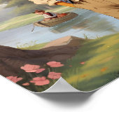 Preppy Winnie the Pooh 1 Poster (Ecke)