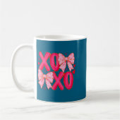 Preppy Xoxo Coquette Bow Hearts Valentine's Day Wo Kaffeetasse (Links)