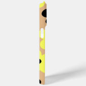 Preppy Yellow Black Hippie Blume Pattern Case-Mate iPhone Hülle (Rückseite / Rechts)