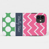 Preppy Zickzack Punkt Mally Mac iPhone 5 Fall Case-Mate iPhone Hülle (Rückseite (Horizontal))