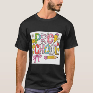 Preppy Zurück zur Schule Coquette Vorschule Mädche T-Shirt