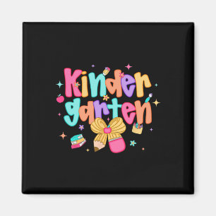 Preppy Zurück zur Schule Kindergarten Coquette Bog Magnet