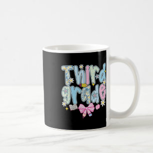 Preppy Zurück zur Schule Rosa Coquette Floral Süße Kaffeetasse