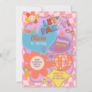 Preppy zwischen 10 erwachsenen Geburtstag einladen Einladung