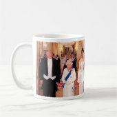 Pres & 1st Lady Trump mit Königin Elisabeth II Kaffeetasse (Links)