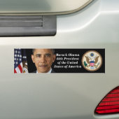 Pres. Obama-Porträt, offizieller Autoaufkleber (Auf Auto)