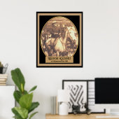 Pres. Roosevelt at YellowStone 1904 POSTER (Heimbüro)