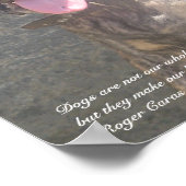 Presa Canario Pup Print Poster (Ecke)