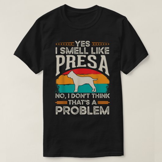 Presa Canario Riech Dogo Canario Presa T-Shirt (Design vorne)