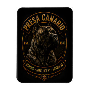Presa Canario Starker Intelligenter Furchtloser Hu Magnet