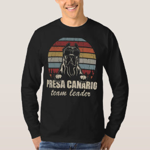 Presa Canario Teamleiter Cool Hundeschlitten Vint T-Shirt