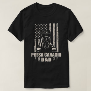 Presa Canario Vater Cool Vintag Retro Proud Amerik T-Shirt