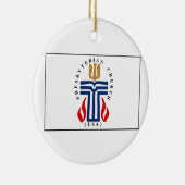 Presbyterianische Flagge Keramik Ornament (Rechts)