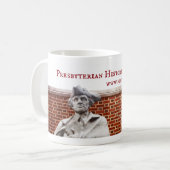 Presbyterianische historische Gesellschafts-Tasse Kaffeetasse (Vorderseite Links)