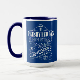 Presbyterianischer Pfarrer, angetrieben durch Gott Tasse