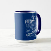 Presbyterianischer Pfarrer, angetrieben durch Gott Tasse (VorderseiteRechts)