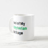 presbyterianisches Erbe Kaffeetasse (Vorderseite Links)
