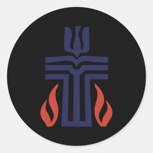 Presbyterianisches Siegel Runder Aufkleber (Vorderseite)