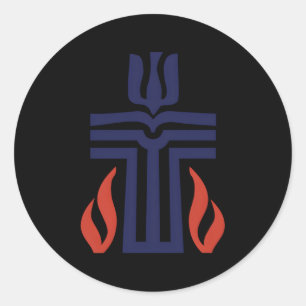 Presbyterianisches Siegel Runder Aufkleber