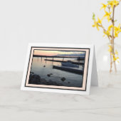 Preschiera, Gardasee Grußkarte Karte (Gelbe Blume)