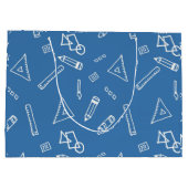 Preschool Art Teacher Good End of Year Lehrer Gif Große Geschenktüte (Rückseite)