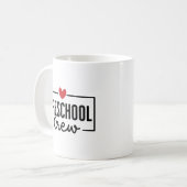 Preschool Crew Preschool Squad Kaffeetasse (Vorderseite Links)