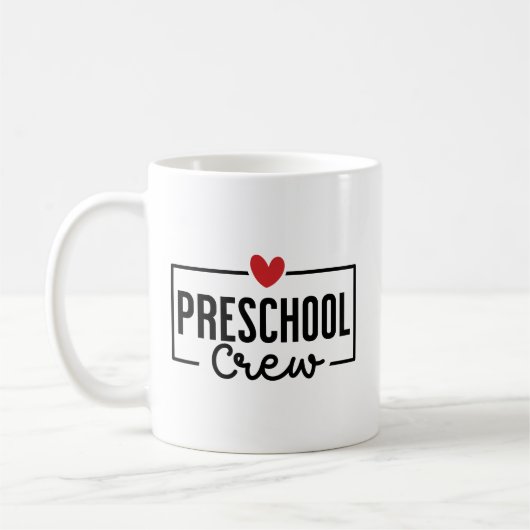 Preschool Crew Preschool Squad Kaffeetasse (Links)