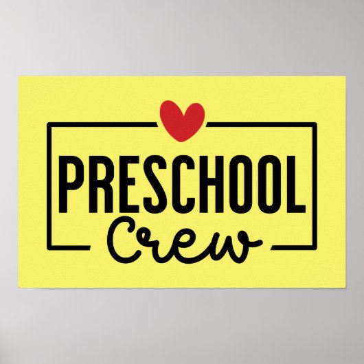 Preschool Crew Preschool Squad Poster (Vorne)