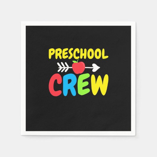 Preschool Crew Teacher Serviette (Vorderseite)