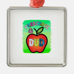 Preschool Dud Teacher Ornament Aus Metall