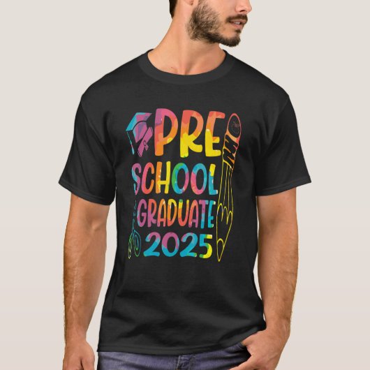 Preschool Graduate 2025 Pre K Class Of 2025 Gradua T-Shirt (Vorderseite)