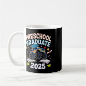 Preschool Graduation 2025 Monster Truck Graduate Kaffeetasse (Links)