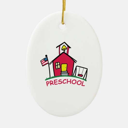 PRESCHOOL KERAMIK ORNAMENT (Vorne)